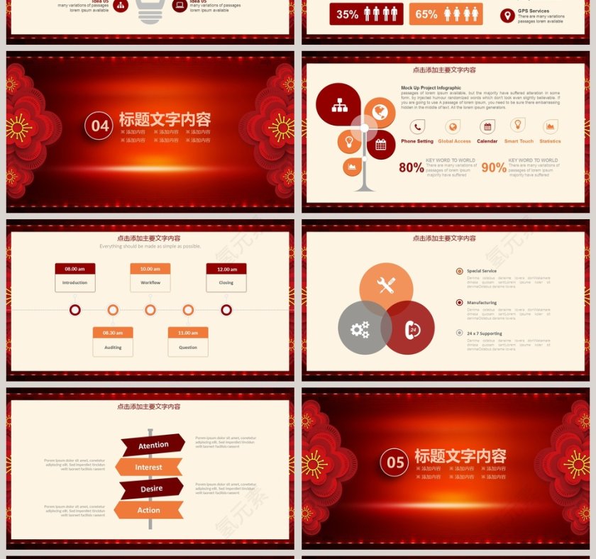 赢战2019颁奖年会总结PPT第4张