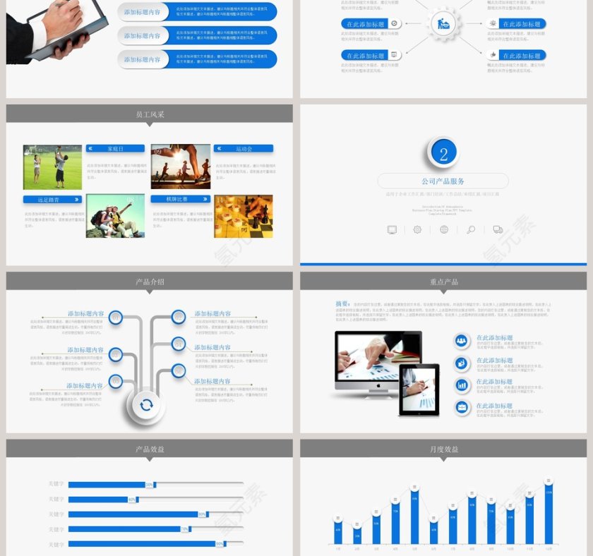 蓝色简约新员工入职培训PPT第3张