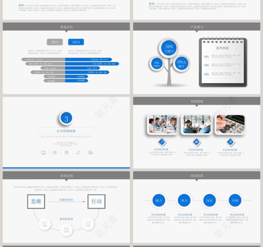 蓝色简约新员工入职培训PPT第4张