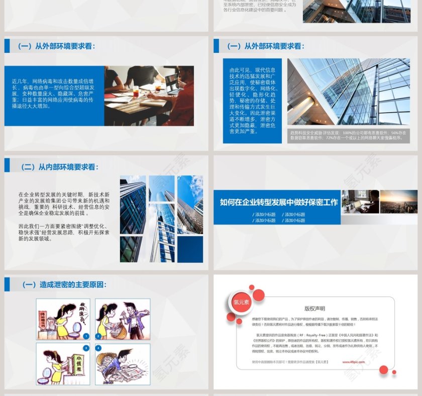  保密知识培训ppt模板  第4张