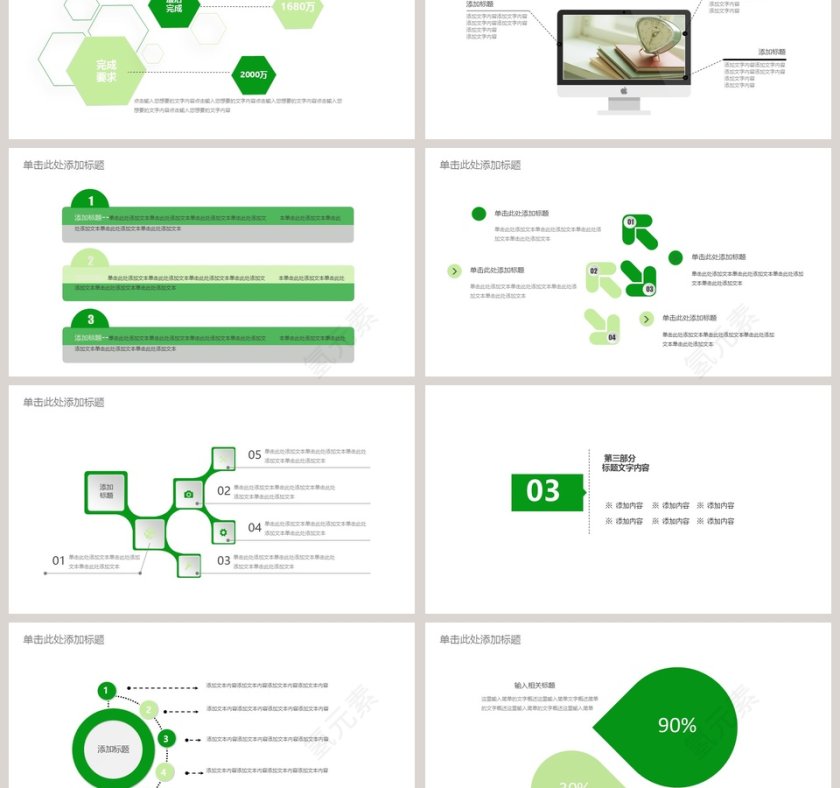 绿色环保低碳动态PPT模版环境保护PPT第3张