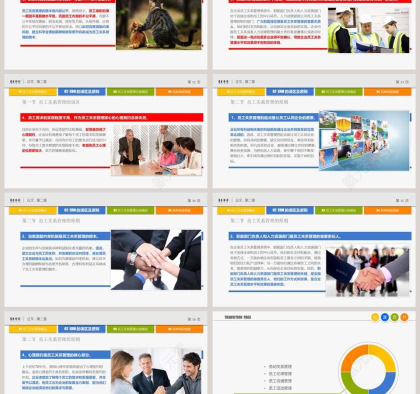 彩色简约员工管理教育培训第3张