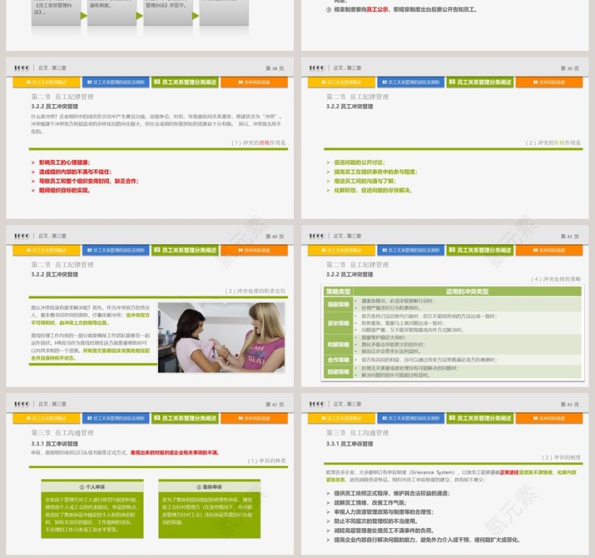 彩色简约员工管理教育培训第7张