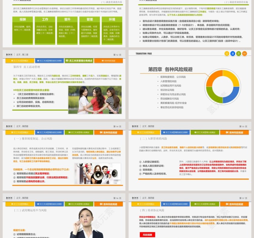 彩色简约员工管理教育培训第9张