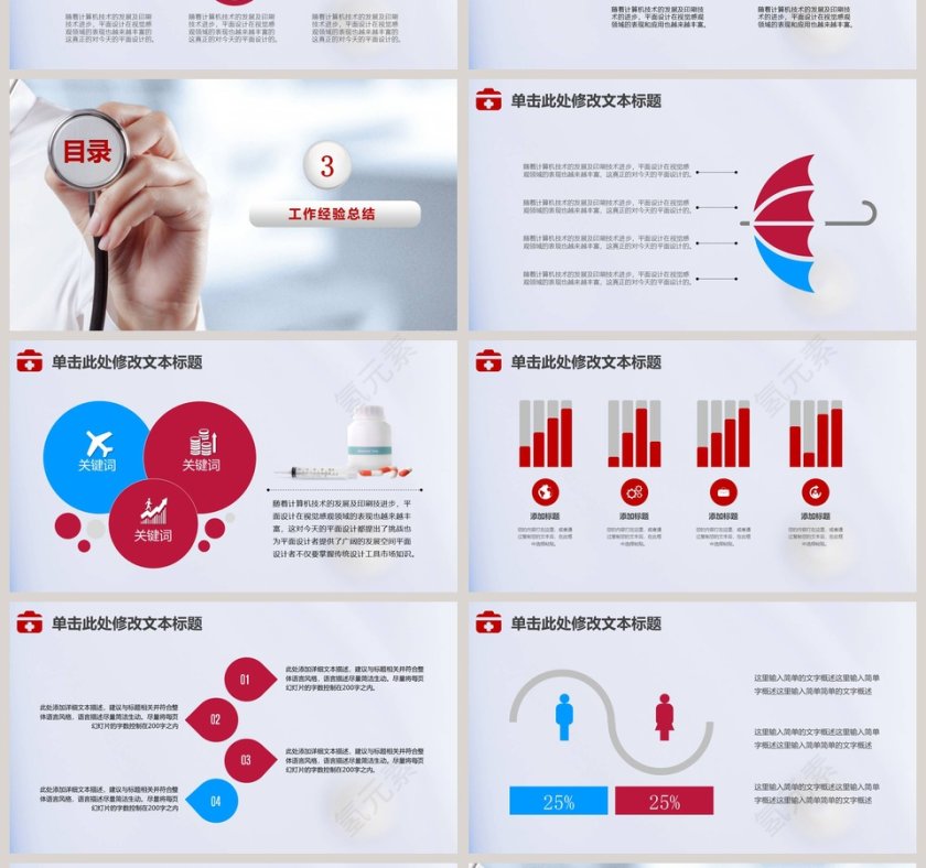 医院年度工作总结PPT第4张