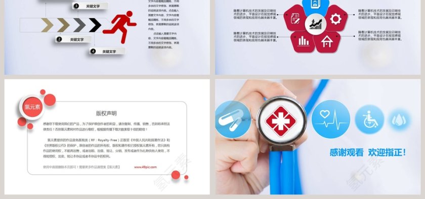 医院年度工作总结PPT第6张