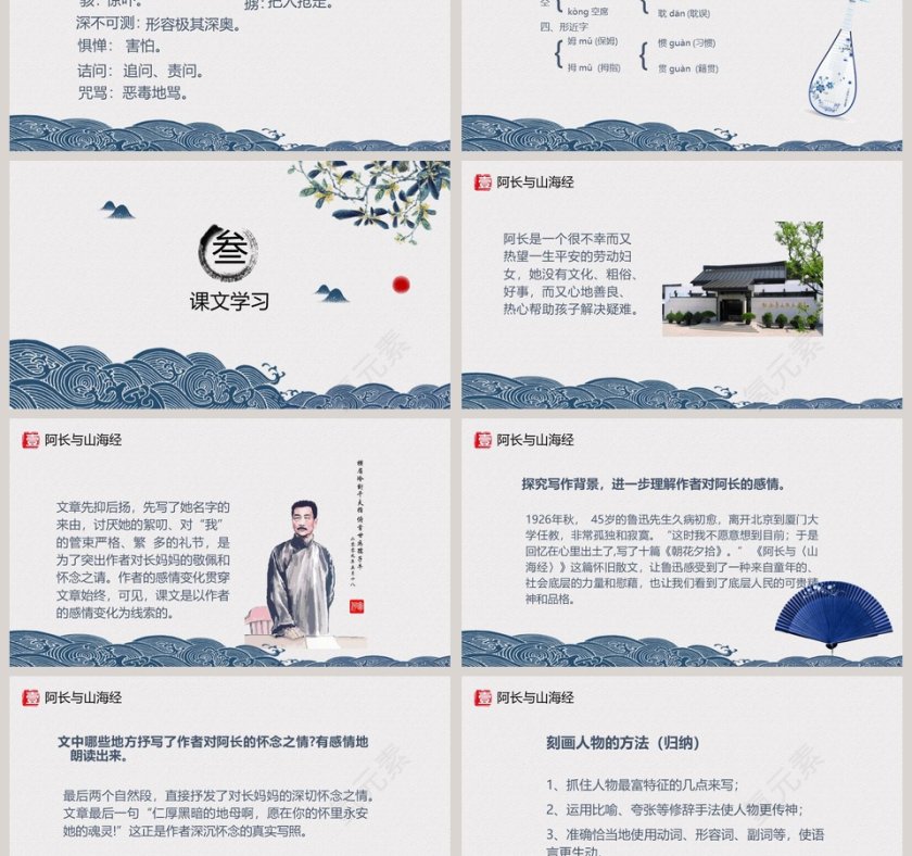 课文解析阿长与山海经语文课件PPT第3张