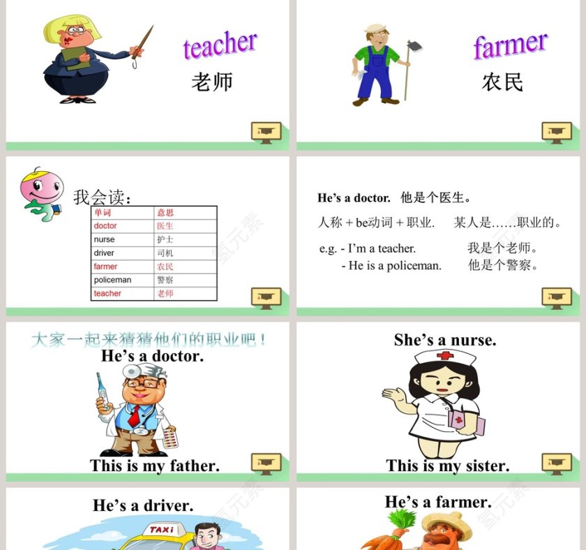 Unit 3-Shes a doctor教学ppt课件第2张