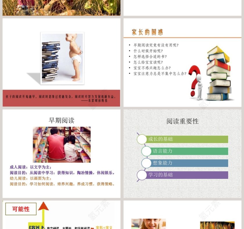 让孩子爱上阅读（幼儿版）家庭教育ppt第2张