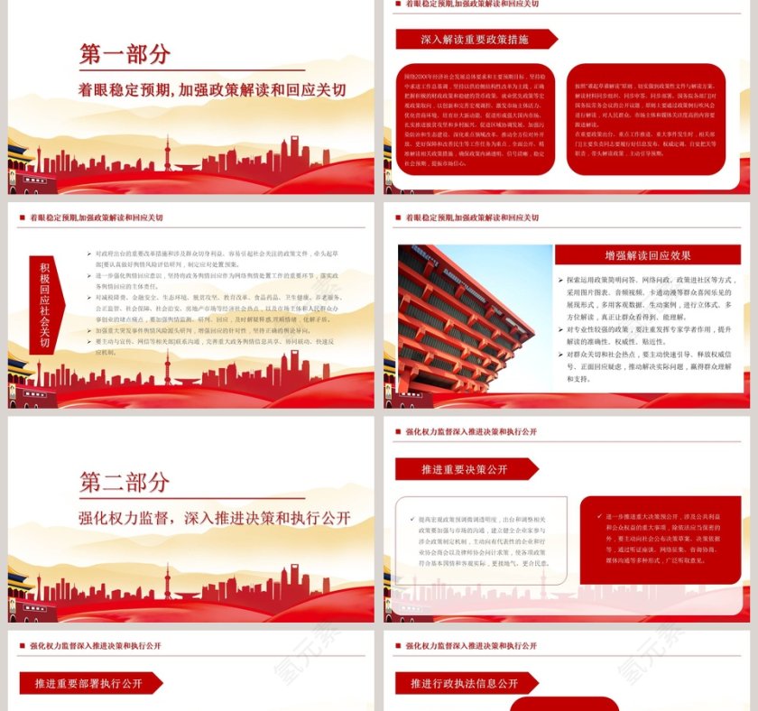 2019政务公开工作要点学习解读PPT模板第2张