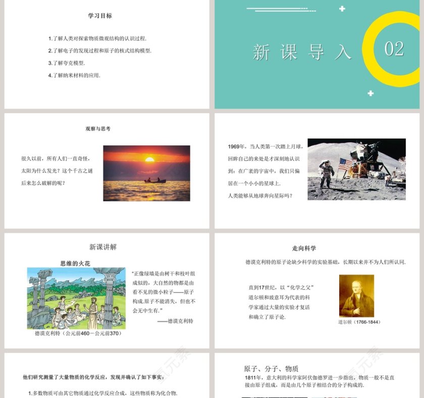 北师大版初中物理九年级全册课件-探索微观世界的历程教学ppt课件第2张