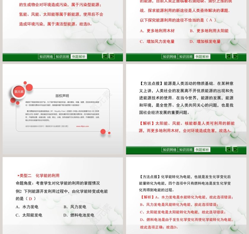 第3节 化学能的利用 PPT模板第3张