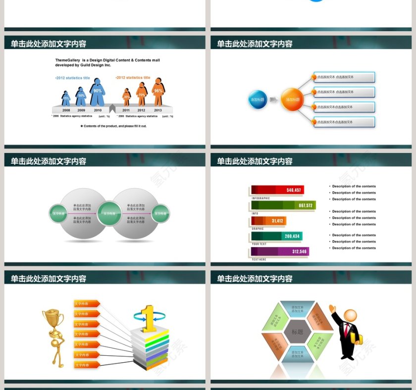 彩色简约大气20xx财务年终总结PPT第4张