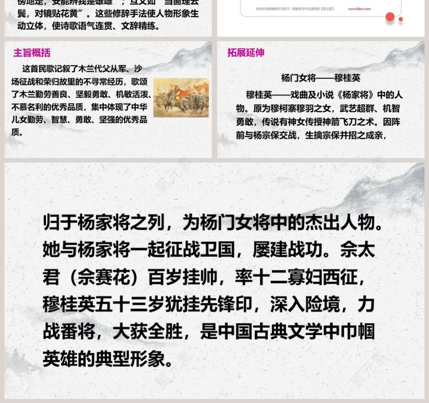 北朝民歌木兰诗语文课件PPT第7张