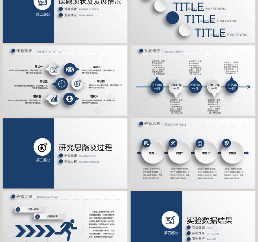毕业论文答辩PPT模板第3张
