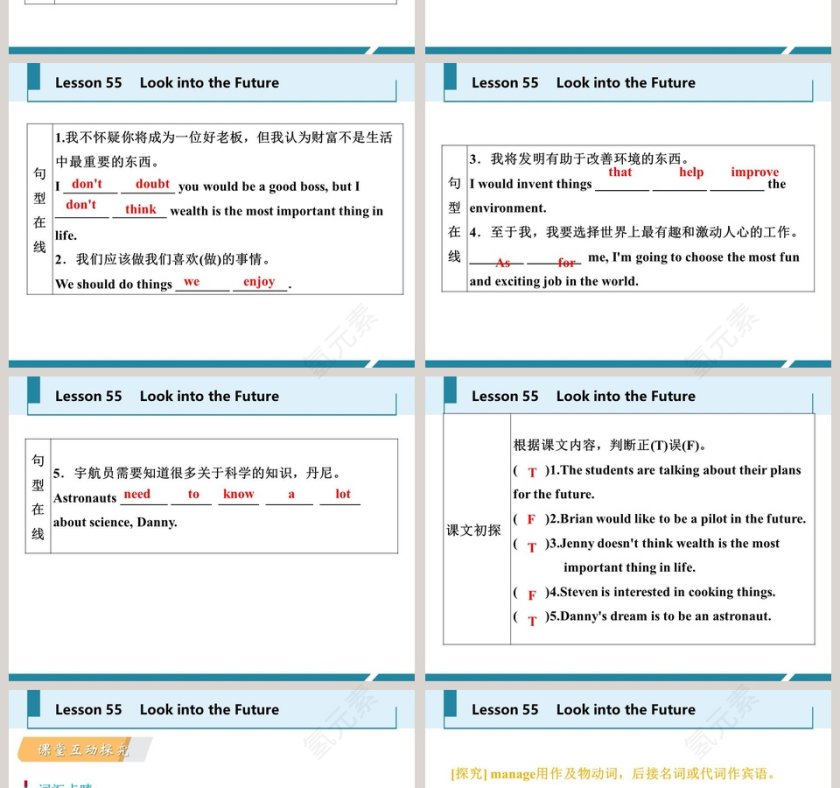 Look into the Future-Unit 10   Get Ready for the Future教学ppt课件第2张