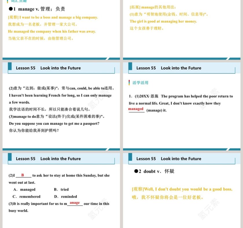 Look into the Future-Unit 10   Get Ready for the Future教学ppt课件第3张