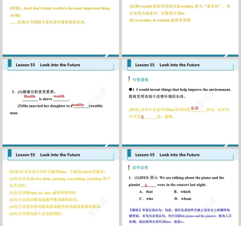 Look into the Future-Unit 10   Get Ready for the Future教学ppt课件第5张