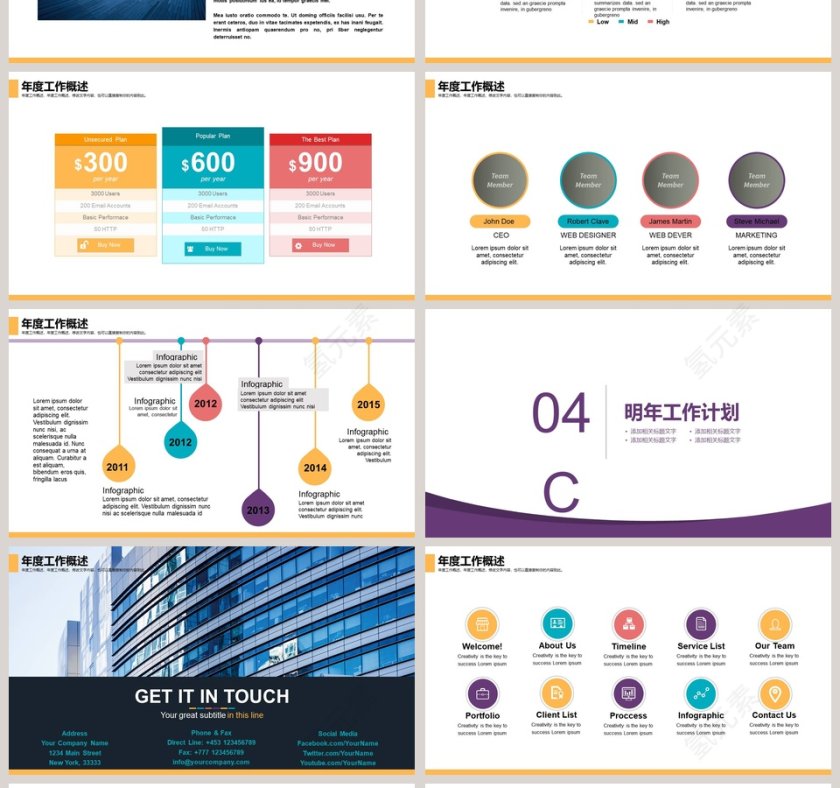 商务风风格企业招聘PPT模板第4张