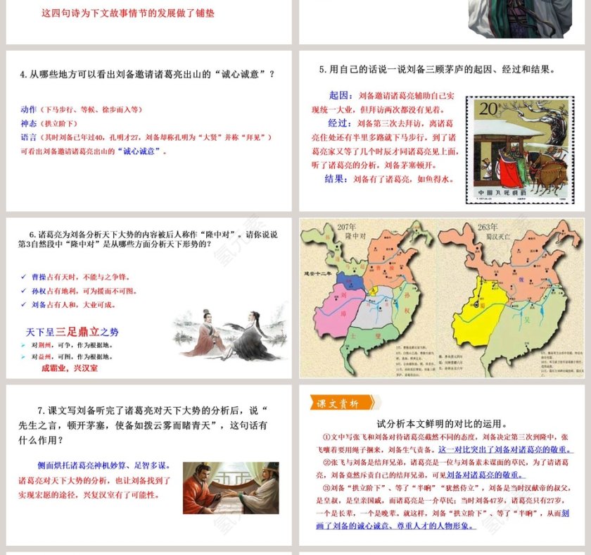课文解析三顾茅庐语文课件PPT第4张