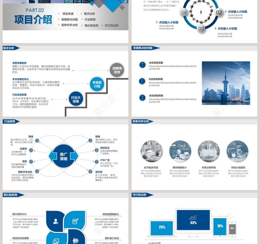 创业投资策划书PPT模板第3张