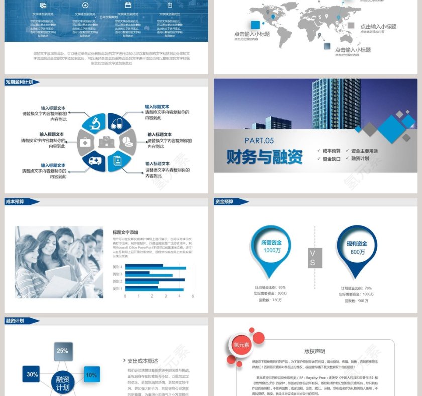 创业投资策划书PPT模板第6张
