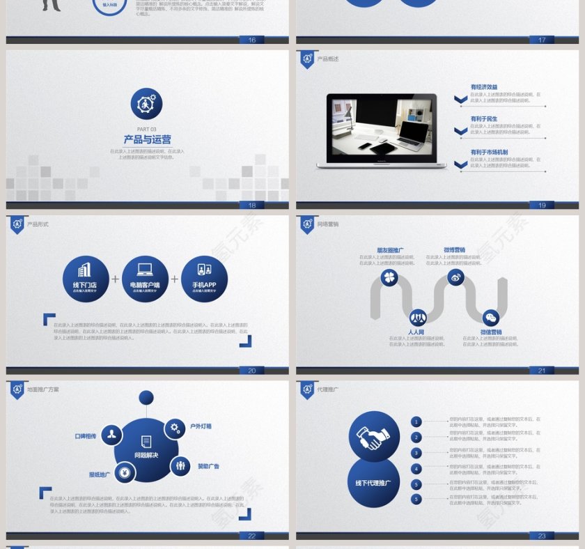 深色商务大气动态商业计划书PPT第4张