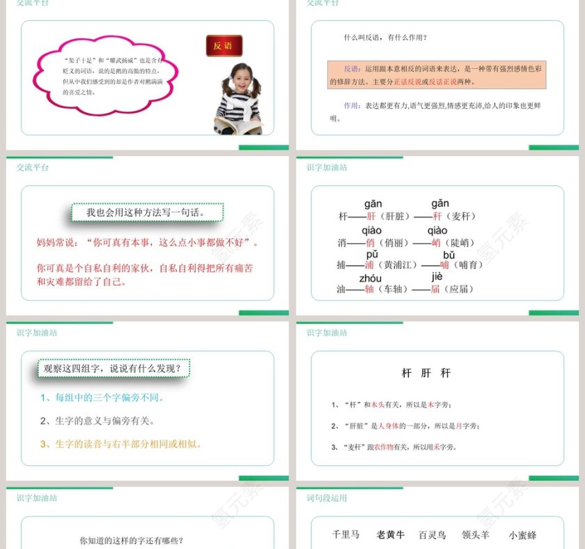 部编版四年级语文下册语文园地四语文课件PPT第2张