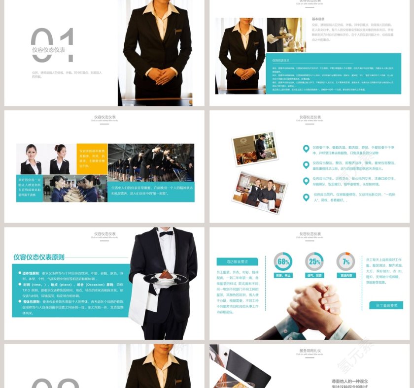 酒店礼仪培训商务礼仪PPT第2张