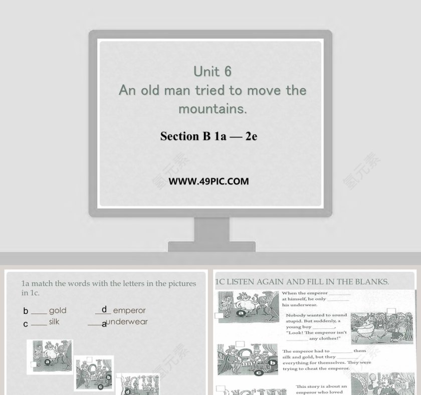 Section B 1a  2e-Unit 6教学ppt课件第1张