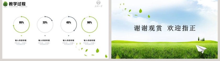 教师说课PPT模板第5张