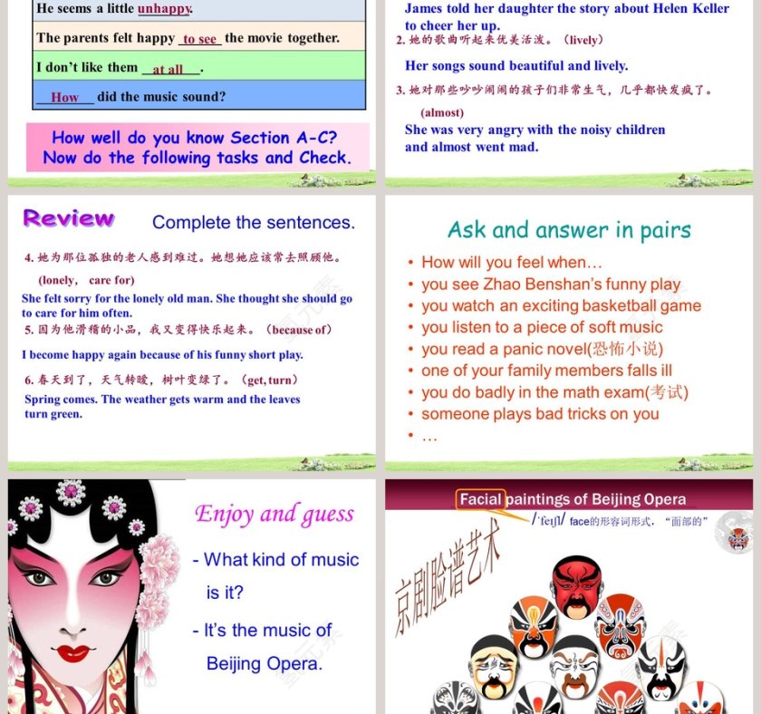 Unit 5  Topic 1-Im so happy教学ppt课件第3张