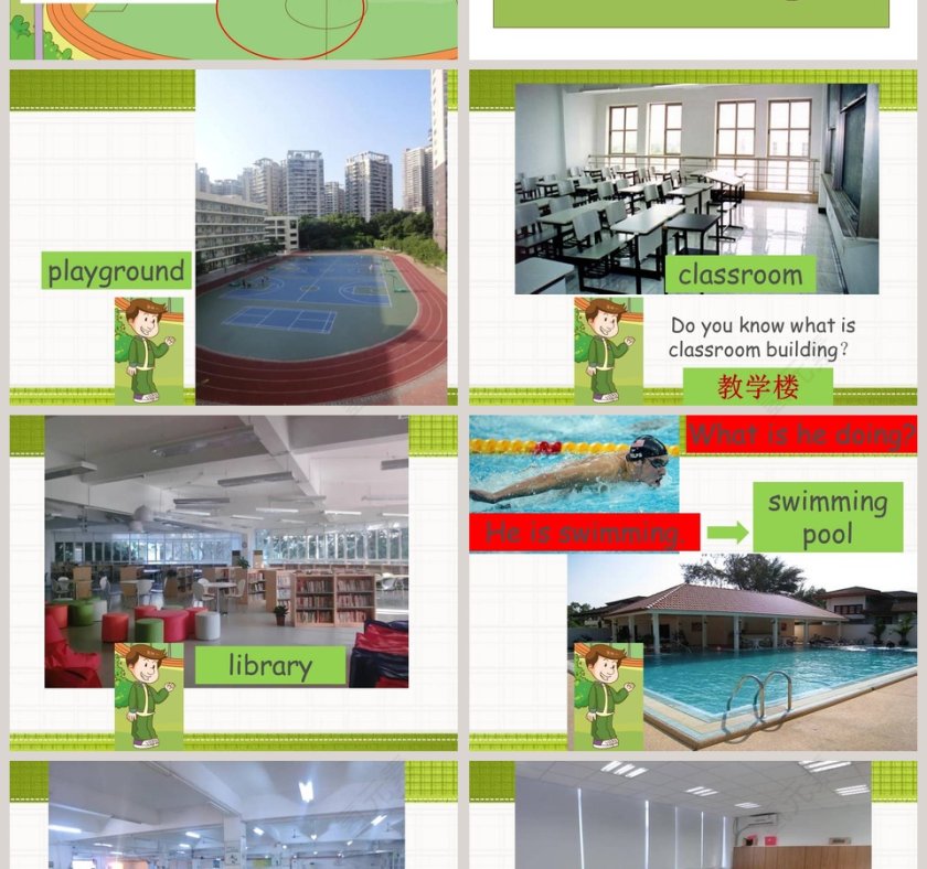 Unit 5 Let me show you our new school PPT模板第2张