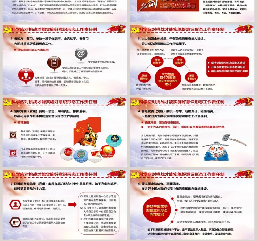 中应对挑战中实施好意识形态工作责任制第7张