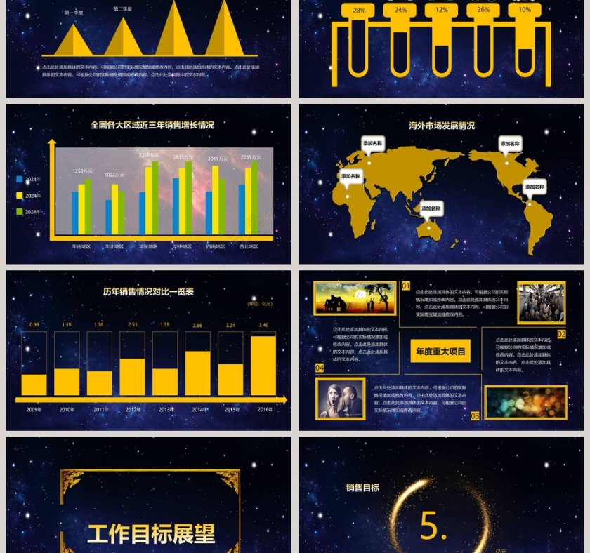 超震撼动态年会颁奖PPT第3张