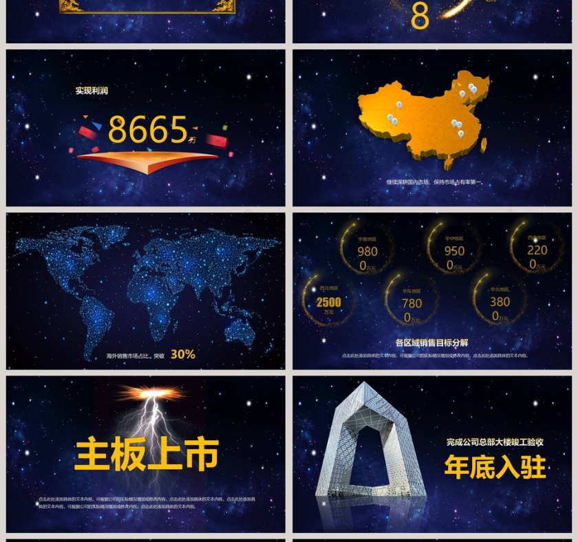 超震撼动态年会颁奖PPT第4张