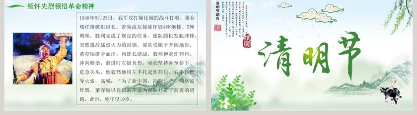 清明节主题ppt第5张
