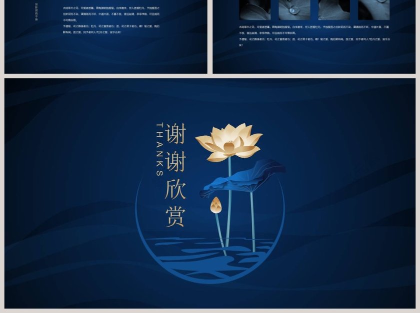 蓝色简约爱莲说教育培训PPT第6张