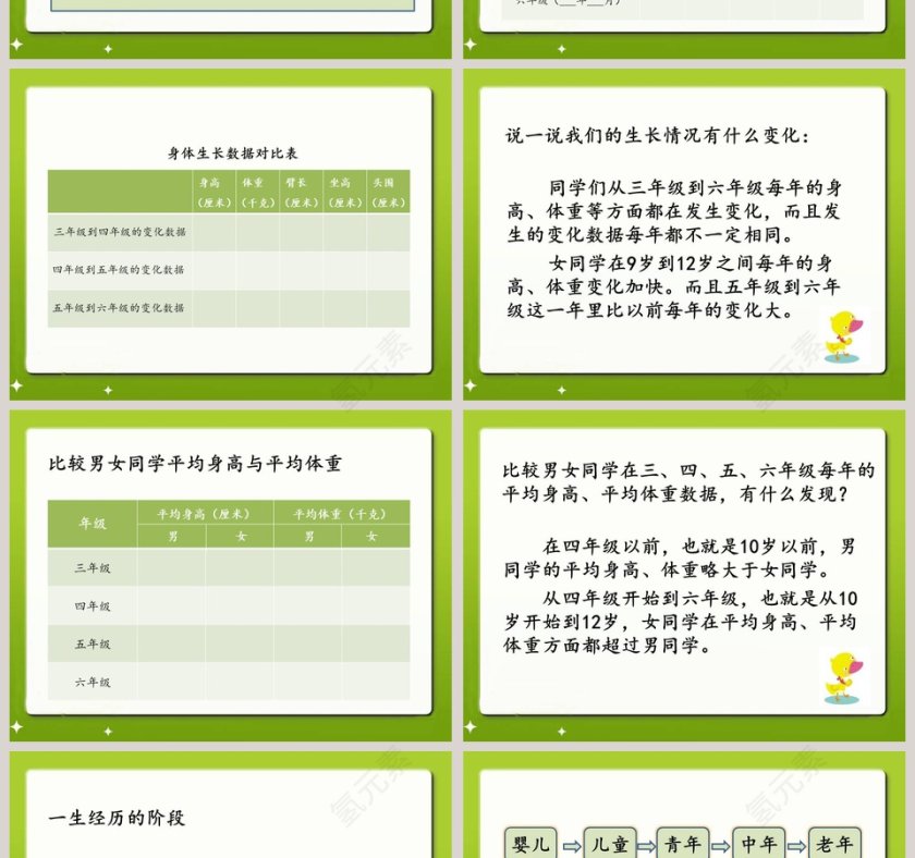 我们的生长变化教学ppt课件第2张