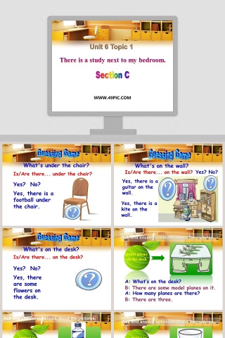 Section C-There is a study next to my bedroom教学ppt课件