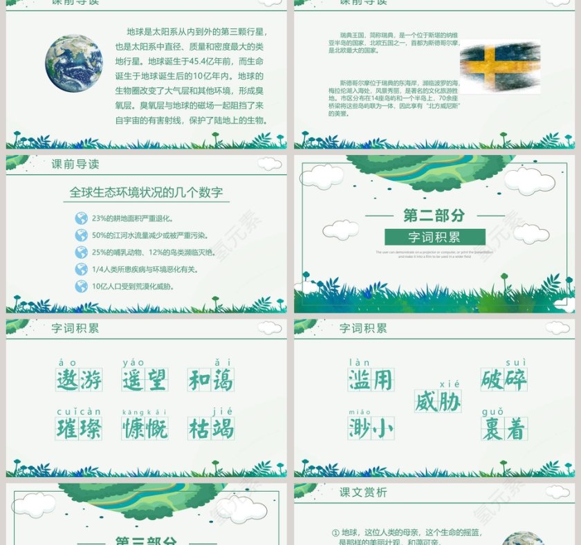 部编版六年级语文只有一个地球语文课件PPT第2张