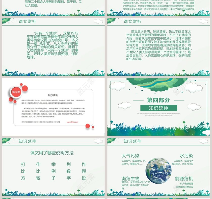 部编版六年级语文只有一个地球语文课件PPT第4张