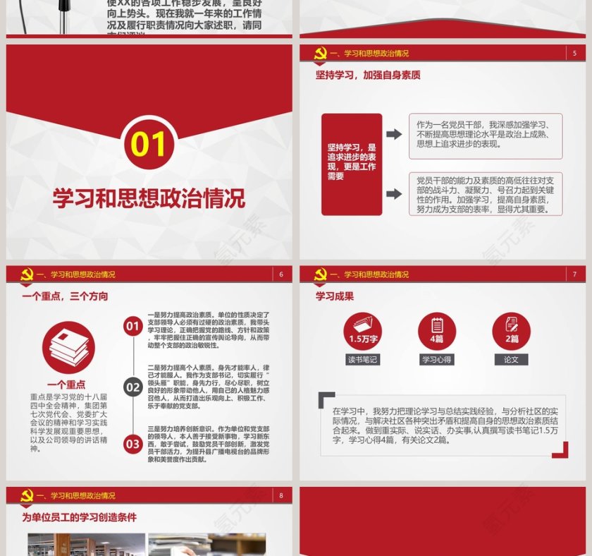 述职述廉报告廉政廉洁ppt第2张