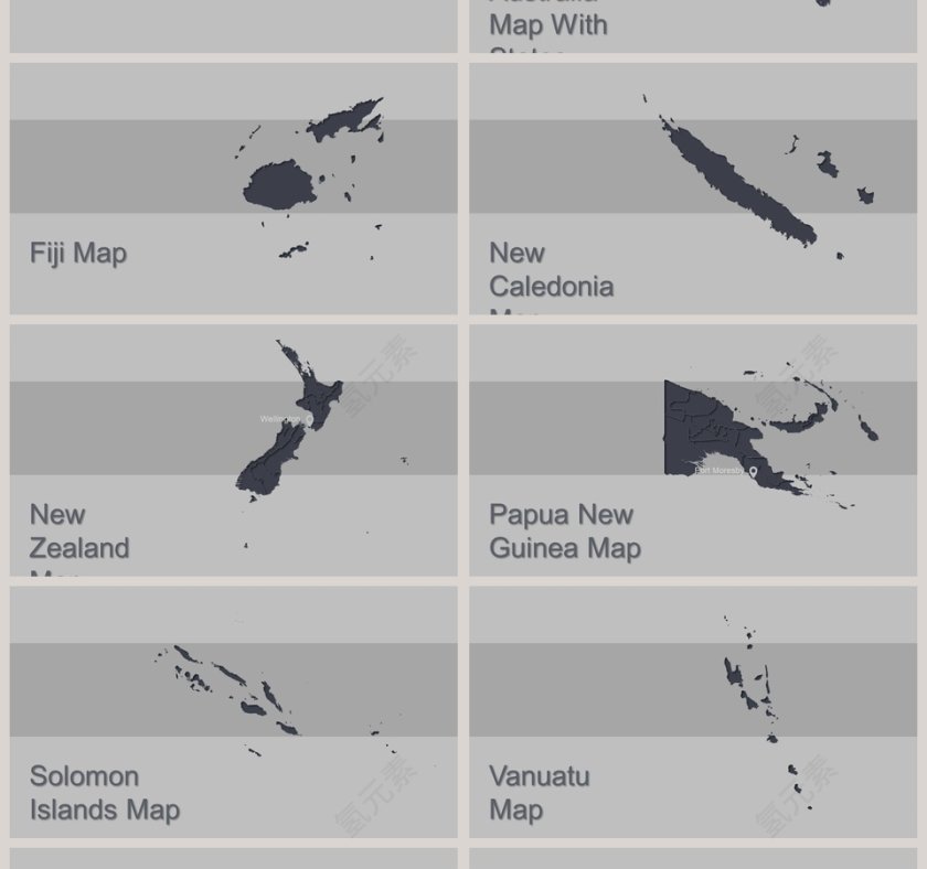 可编辑世界地图PPT第26张