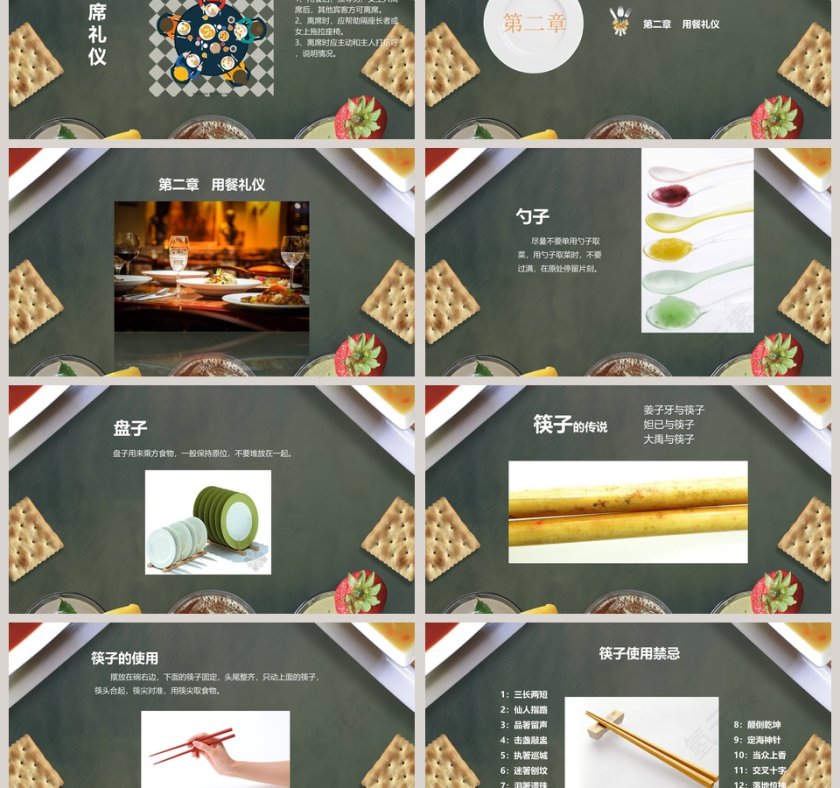 社交餐桌礼仪商务礼仪PPT第3张