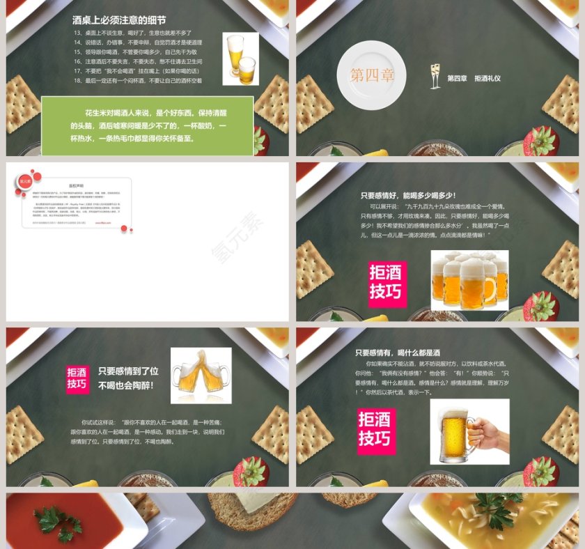 社交餐桌礼仪商务礼仪PPT第5张