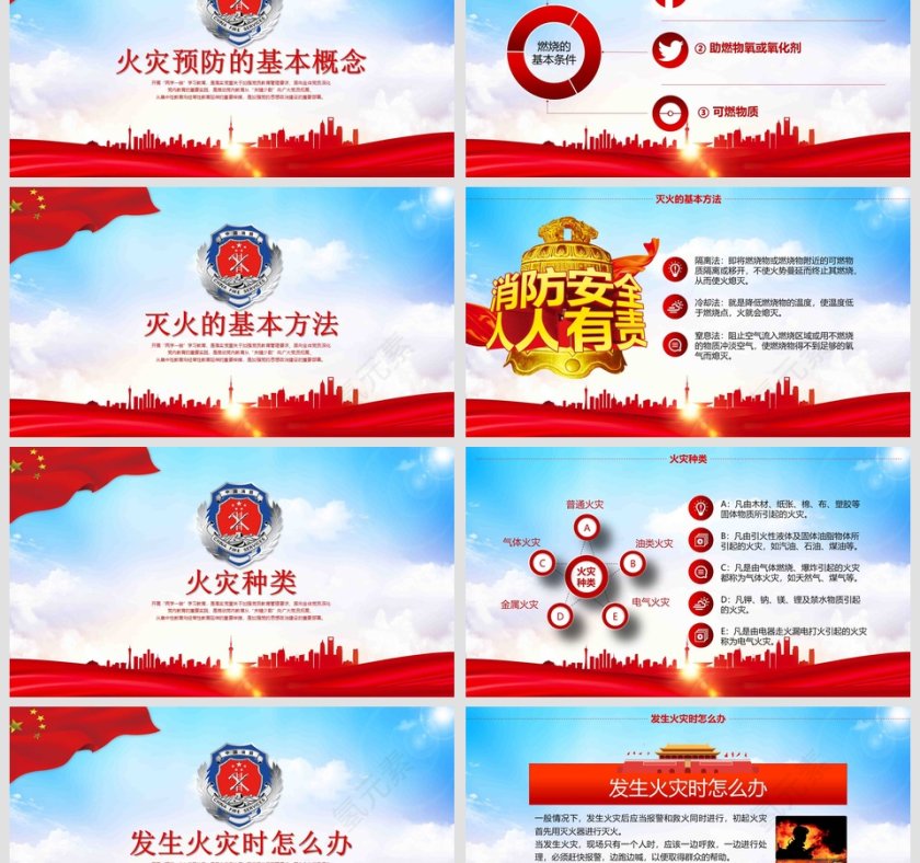 消防安全人人有责关注消防安全知识加强消防安全意识消防安全PPT第3张