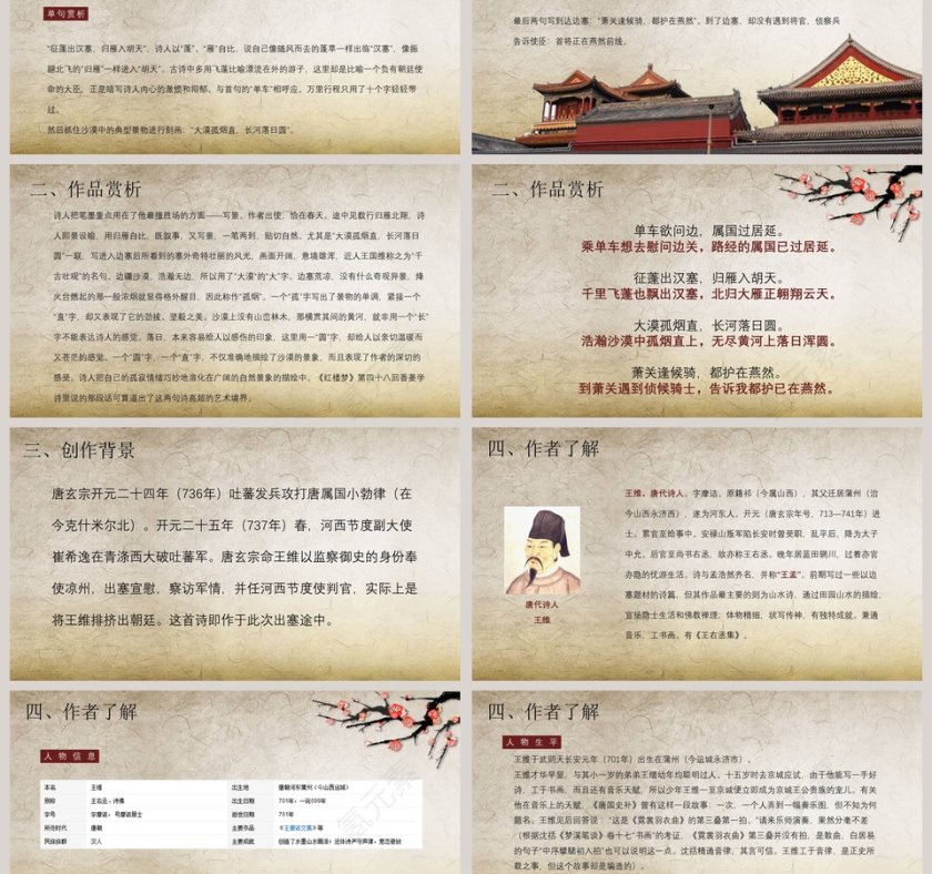 八年级语文课件《使至塞上》PPT第3张