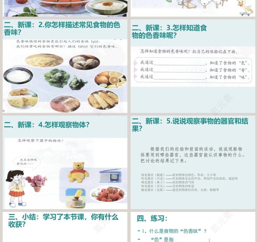 食物的色香味教学ppt课件第2张