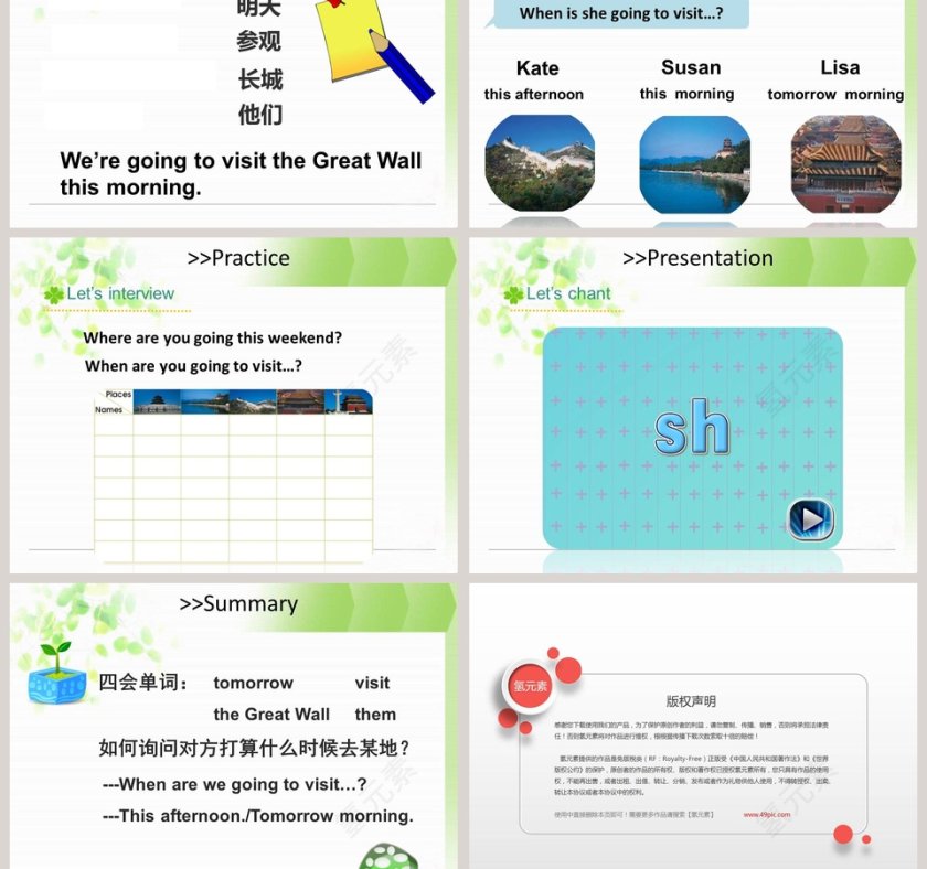 Unit 3 We are going to travel-人教精通版六年级下册教学ppt课件第3张